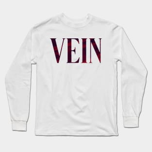 Vein - Simple Typography Style Long Sleeve T-Shirt